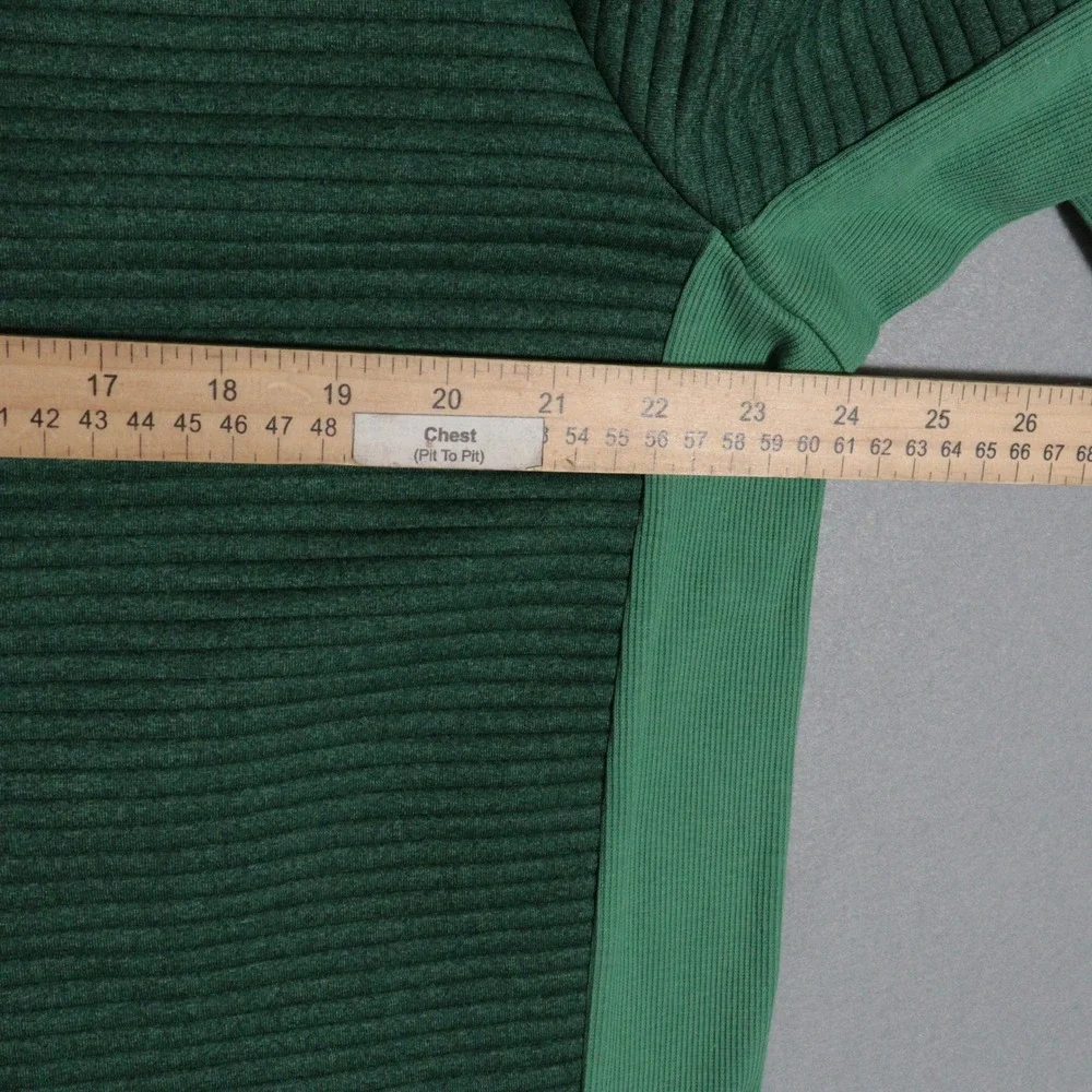 Adidas Quarter Zip Pullover Textured Performance Golf Green Men XL NWOT